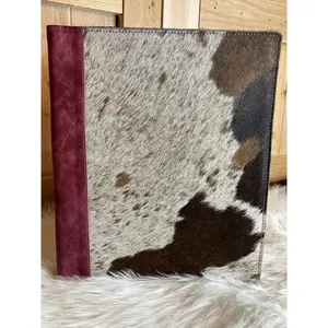 Mauve Brindle Cowhide Planner