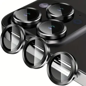 Upgrade Your iPhone Camera Lens Protection with 9H Tempered Glass Cover Compatible iPhone Camera Accessories For iPhone 17/17Air/17 Pro/17 Pro Max 16 Pro Max/15 Pro/15 Plus/14/13/12/11 Series