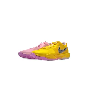 Nike G.T. Cut Cross Low-Top Basketball Shoes for Men and Women with Comfort, Versatility, Slip-Resistance, and Durability in Yellow-Pink Trending Shoes, House White Official Shoes to Get / Maison Mihara