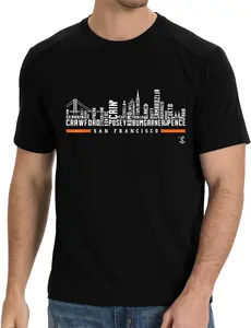 100% Cotton Buster Posey Skyline T-Shirt - Apparel T-Shirt