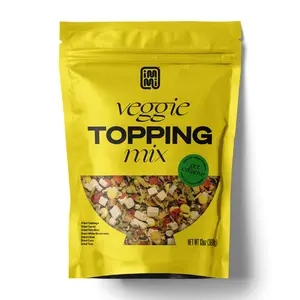 immi Ramen Vegetable Mix, 14 oz, Carrots, Cabbage, Chives, Corn, Mushrooms, Tofu Cubes, Tofu Skin, Flavorful Vegetable Topping for Cup Noodles Carb Pansit