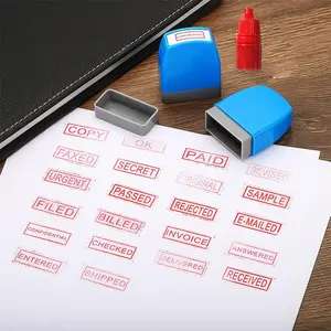 Finance Stamp, 1 Count Financial Stamp, Durable Plastic Stamp for Fax and Scan, Office Stationery & Supplies