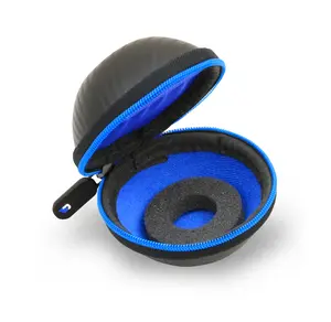 3.25" Hard Shell EVA Travel Case with Carabiner Clip - Fits Accessories up to 2.5" x 2.5" x 1" - Ultra-Compact Organizer with Soft Foam Padding & Impact-Absorbing Design