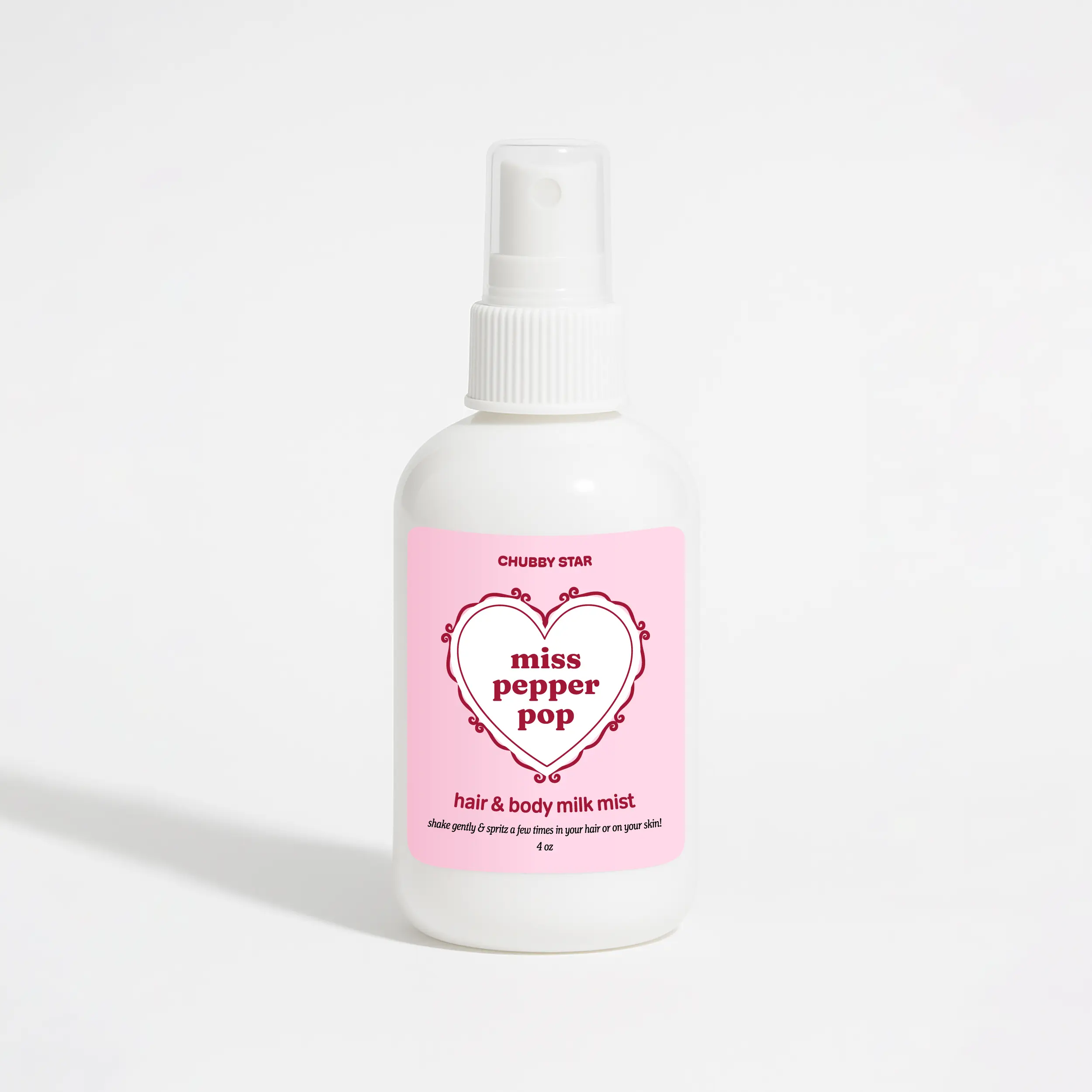 Miss Pepper Pop Body Milk Mist Spray For Body & Hair - Soda Scented Fragrant Hair and Body Spray Milky Mist - Alcohol Free Body Mist
