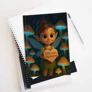 Whimsical Fairy Journal - Little Notes, Big Dreams | Fantasy Notebook, Gift for Creatives, Kids' Diary, Eco-Friendly Journal