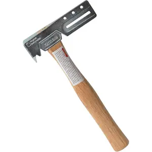 Magnetic Roofing Hatchet with Nail Claw & Sliding Gauge – Durable Roofing Hammer Tool for Repairs and Installation