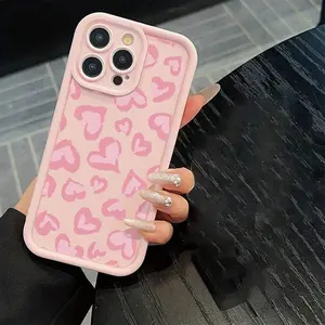 Heart Pattern Phone Case, Anti-Drop Cellphone Protective Case, Total Protective Shockproof Mobile Phone Cover For IPhone 11 12 13 14 15 16 17Pro Max/x/xs/xsmax/12.13mini, It's perfect as a gift for family, friends, and children.