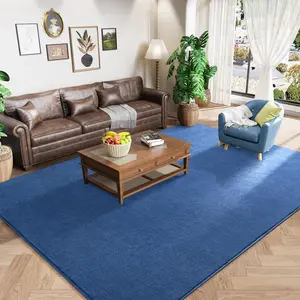 Machine Washable Plush Rug - Super Soft Memory Foam & Non-Slip, Perfect as Hallway Runner, Kitchen Mat or Bedroom Carpet-S