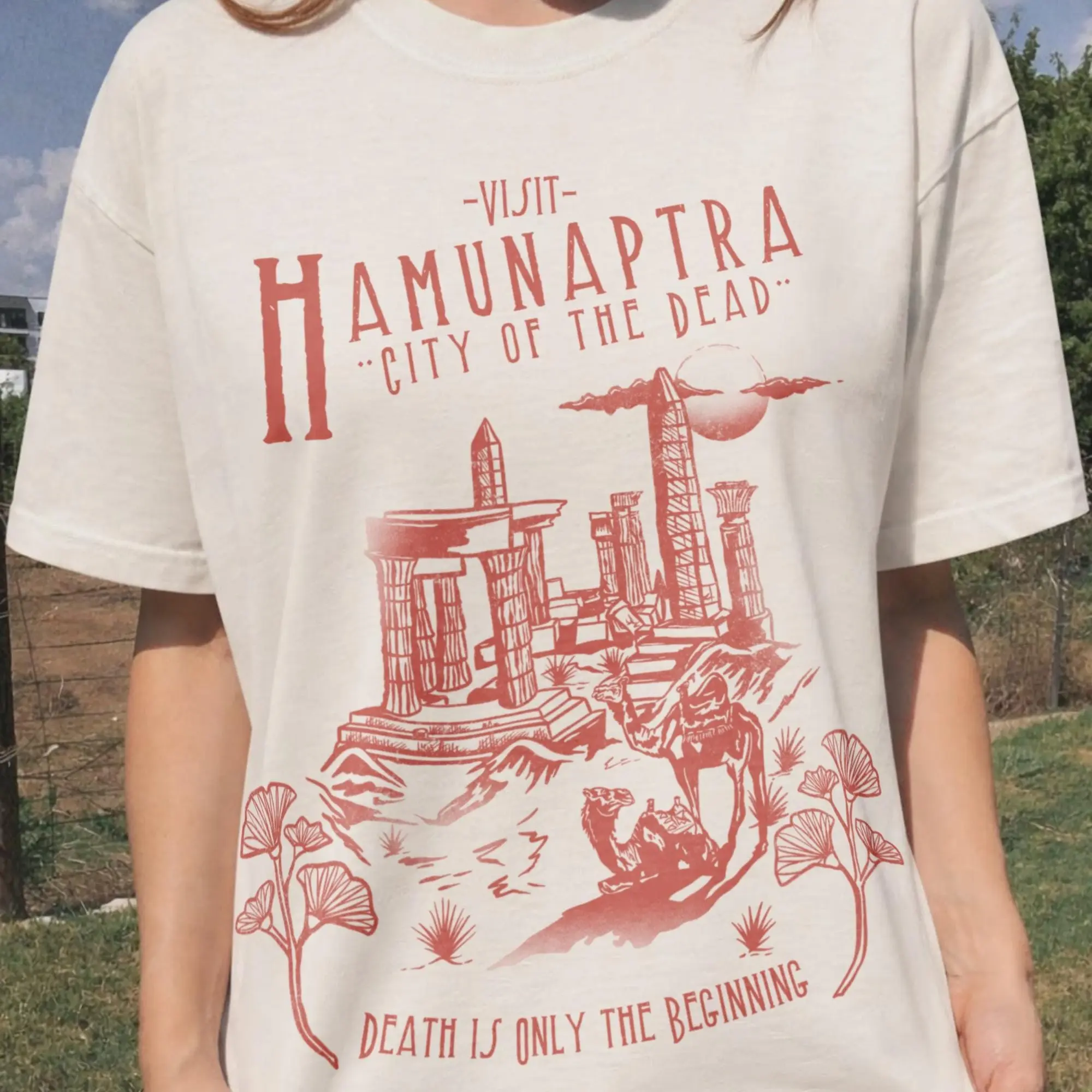 Visit Hamunaptra T-Shirt, The Mummy 90s Movie, Egyptian Mummy Shirt