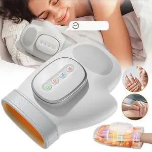 Therapeutic Hand Massager with Heat Therapy & Compression - Portable Pain Relief, Arthritis Pain Relief & Muscle Recovery, 3D Compression with 13 Airbags for Office Workers/Gamers/Post-Surgery Care