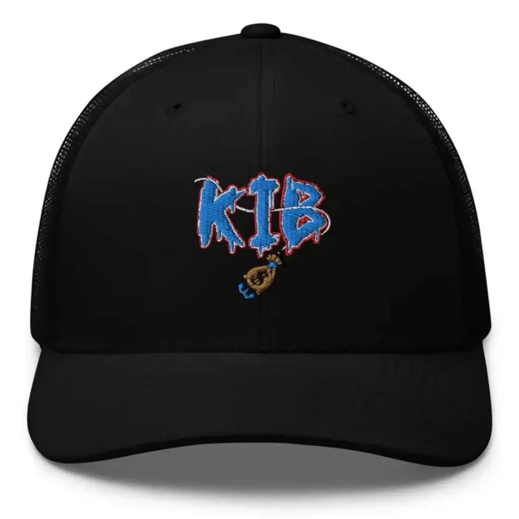 KIB Blue Trucker Hat for Men - Classic Style
