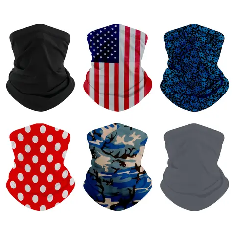 ARMORAY Original Breathable Windproof Neck Gaiter - UPF 50, Quick Dry, 4-Way Stretch Fit, Strapless, Washable, Reusable, Hand Wash, Ice Silk, Multiple Patterns, Neck to Face Mask for Adult Outdoor Sports, Headband, Balaclava