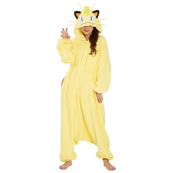 Pokemon Meowth Adult Kigurumi Costume
