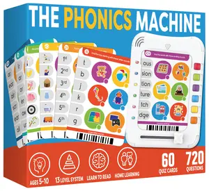 Phonics Learning Pad - Electronic Learn to Read Game for Kids Ages 5-11
