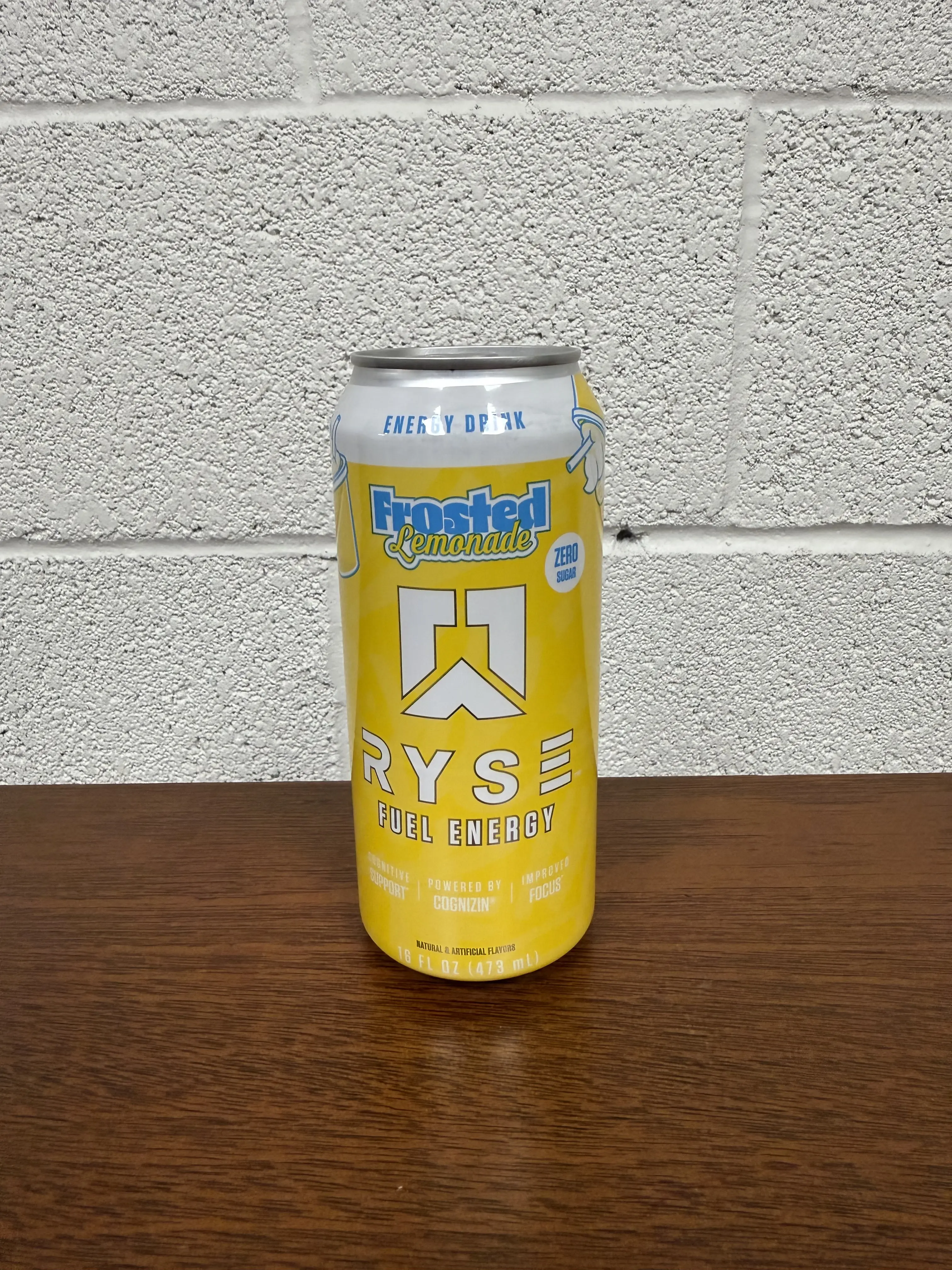 RYSE Fuel Energy Drink - 4 Pack - Sugar Free, Gluten Free & Vegan - 200mg Natural Caffeine, Taurine & Choline for Focus & Energy - No Artificial Colors - 16 fl oz Cans