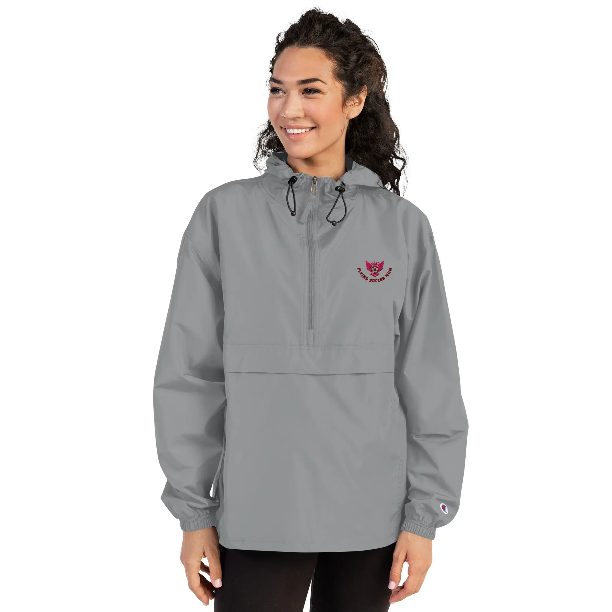Flying Soccer Mom Women’s Packable Jacket 