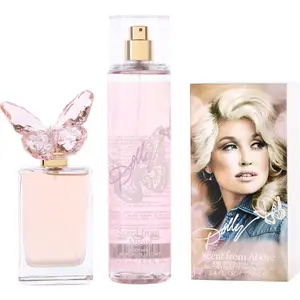 Dolly Parton Scent From Above Set-Edt Spray 3.4 Oz & Body Mist 8 Oz For Women