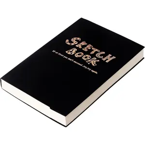 A5 Sketch Book Kraft Blank Sketchbook,Art Notebook Open Binding Sketch Pad,Multimedia Thick Paper Small Big Paper Book Note Pad Doodle Journal Note