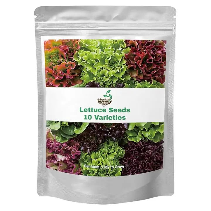 20,000+ Heirloom Lettuce Seeds Variety Pack for Indoor & Outdoor Gardening - Romaine, Iceberg, Boston, Bibb & More - Non-GMO, Easy to Grow, Perfect for Hydroponics & Containers