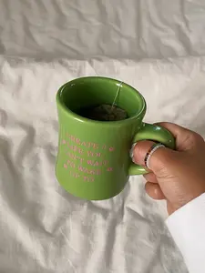 GREEN "CREATE YOUR LIFE" MUG