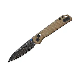 Kizer Begleiter 2.9 Damascus Norplex UltreX Micarta Damascus Outdoor Camping V3458.2CDA2 outdoorfun