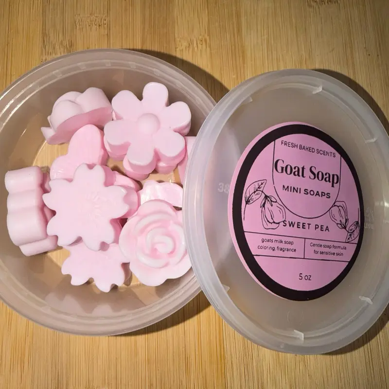 Goat Milk Soap, 8 oz, Sweet Pea Scented
