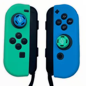 JenDore Blue Green Silicone Protective Shell Controller Covers – Compatible with Nintendo Switch Joy-Con