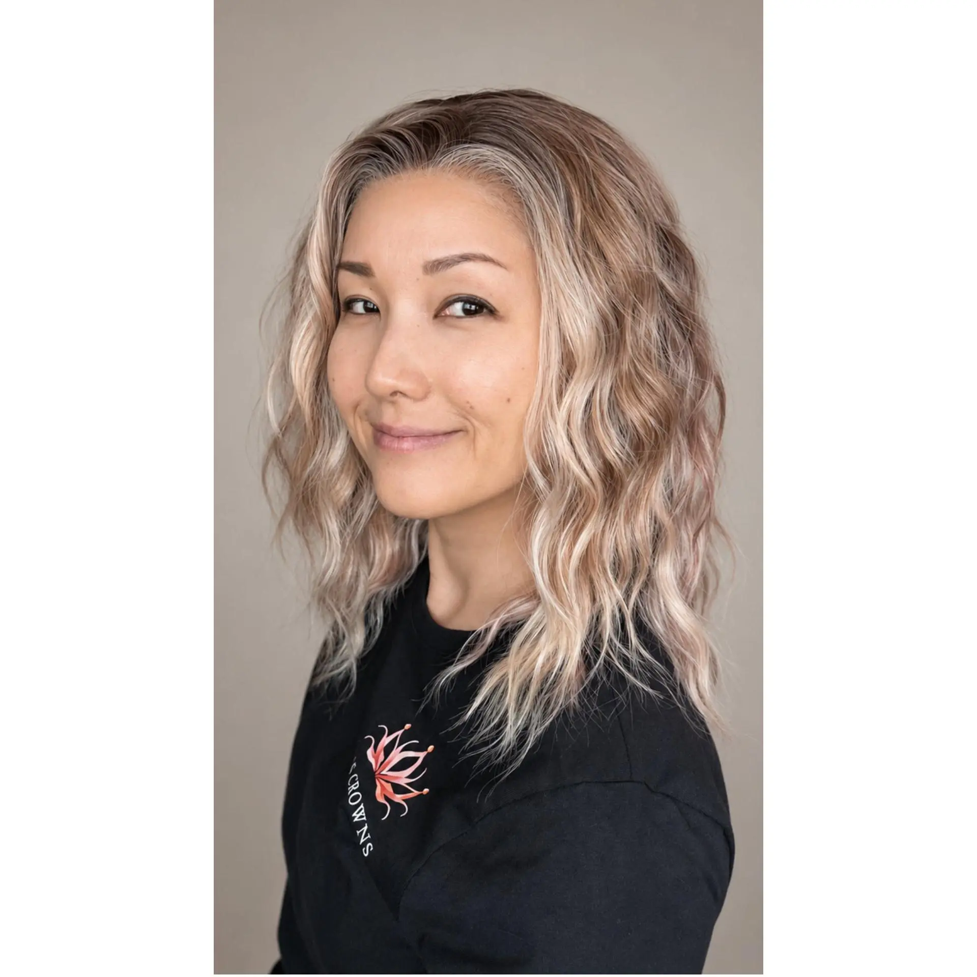 CARKIRA Jessie Sunlit Blush Melt Lace Front Wig, 16in Loose Wave, 13x4 Frontal with Natural Hairline, Lace Glueless Wigs, Heat Resistant Synthetic Hair, Heat Resistant Wig