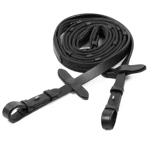 Schockemoehle Sports Reins with Rubberized Web Grip and Stops