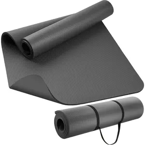 Extra Thick NBR Yoga Mat for Women & Men, 15mm Thick, 72"x32" Large Exercise Mat with Non-Slip Workout Mat for Yoga, Pilates, Stretching, Meditation - Wide & Cushioned Fitness Mat