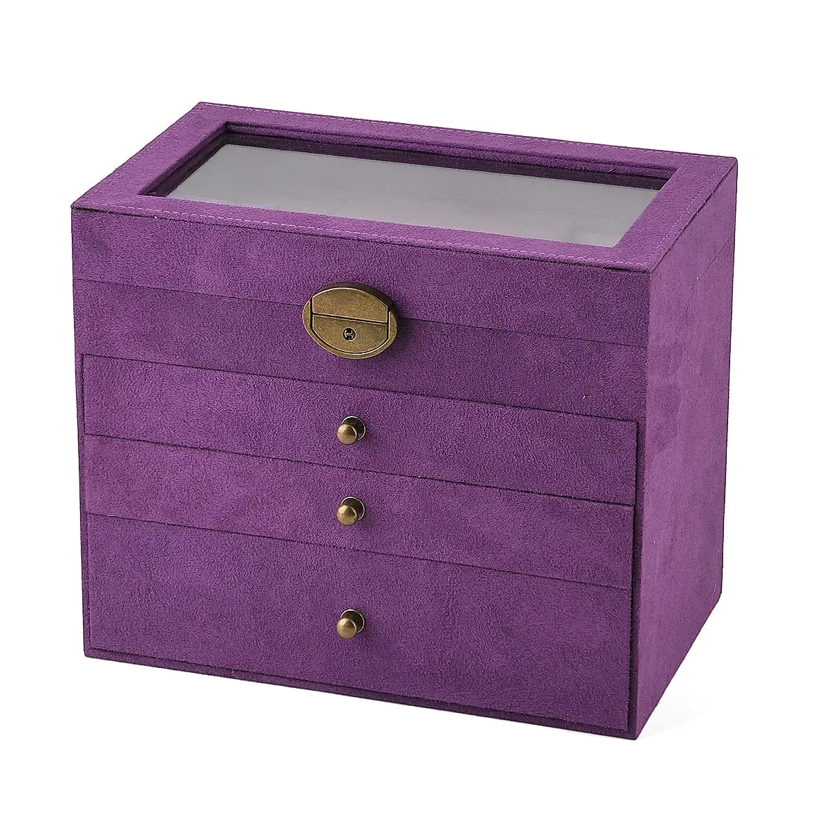 Livmore Velvet Anti Tarnish 4 Layer Jewelry Box