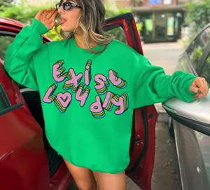 Exist Loudly Sweatshirt Trendy Social Justice Apparel Equality Crewneck Radical Feminism Sweater