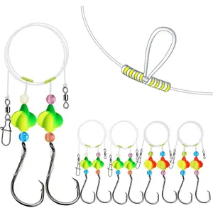 Pompano Rigs for Surf Fishing Rigs Unique Pompano Rigs Saltwater Floats Strong Surf Fishing Gear & Tackle with Circle Hooks