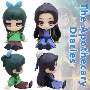 Q Version The Apothecary Diaries Maomao Jinshi Mini Figure Anime Periphery Kawaii Sitting Toys Desktop Car Ornaments Model Gifts