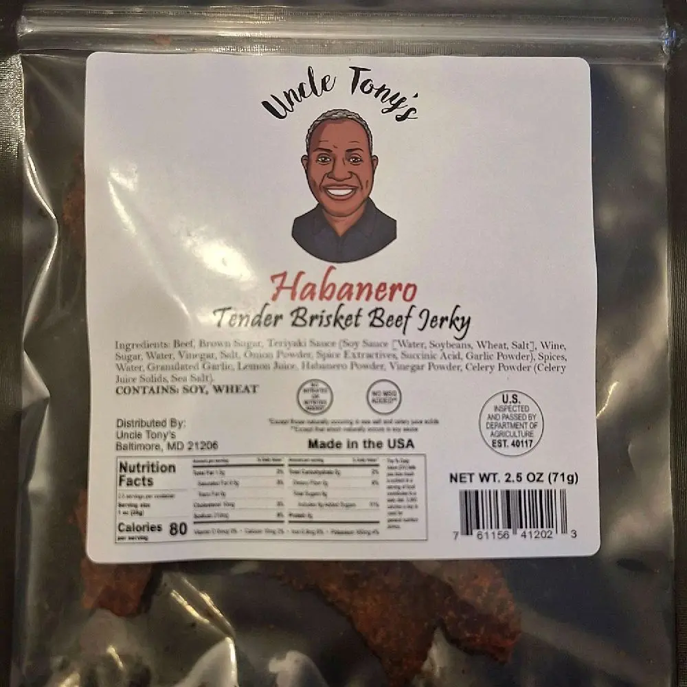 Uncle Tony's Habanero Tender Brisket Beef