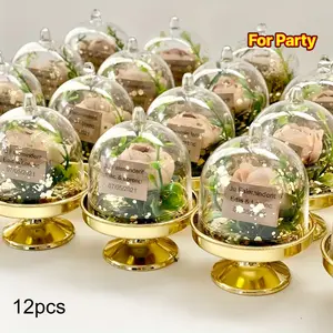 Gifts for her/him: 12 mini plastic party boxes with lids, decorative storage for party tables, table decorations, mini gift boxes for birthdays, weddings, carnivals and bachelor parties, Party Favors