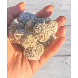Desert Rose Selenite Raw Stone Crystal Cluster - Cleansing Crystal Home Decor & Ornaments