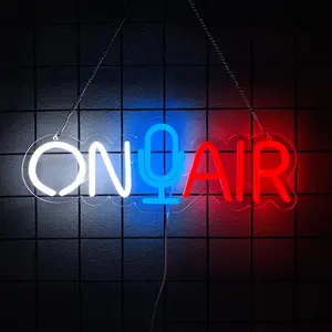 On Air Neon Sign for Wall Decor Recording Light Signs Beer Bar Home Bedroom Man Cave Neon Light Artwork Décor