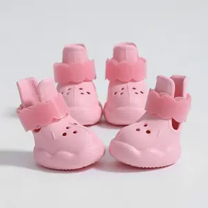 Dog Sandals & Clogs, 2026 Spring/Summer New EVA Breathable Paw Protectors for Puppies, Cross-Border Pet Supplies，dog shoes