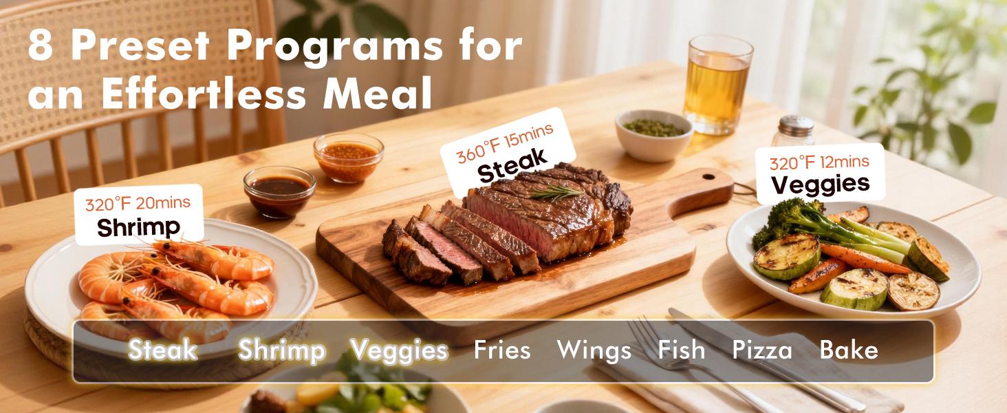 Sweetcrispy 6.34QT Air Fryer with Window 8 Food Presets 400°F Max Heat 90-Min Timer Nonstick Dishwasher-Safe Basket for Air Fry Roast Reheat Bake Stainless Steel Sweetcrispy 6.34QT Air Fryer with Window 8 Food Presets 400°F Max Heat 90-Min Timer Nonstick Dishwasher-Safe Basket for Air Fry Roast Reheat Bake Stainless Steel