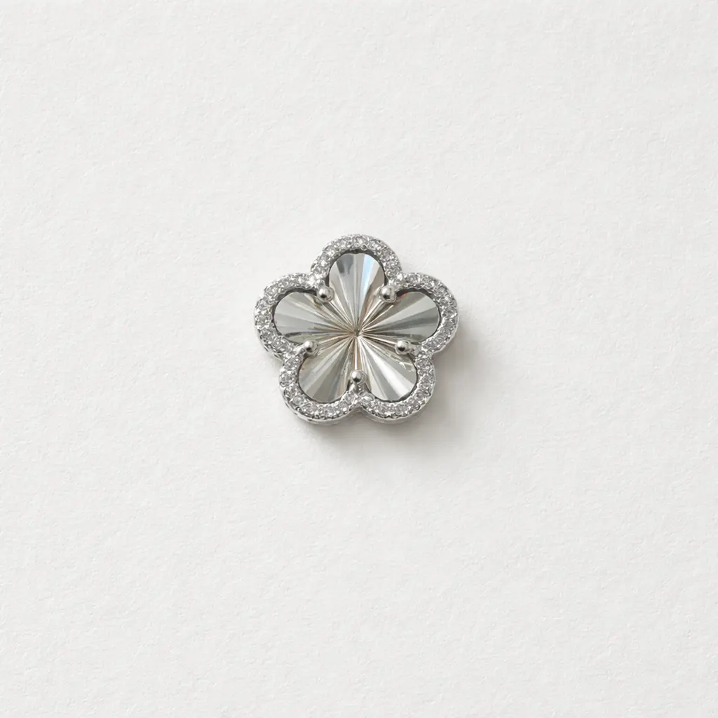 925 Silver Flower Earring set of 2