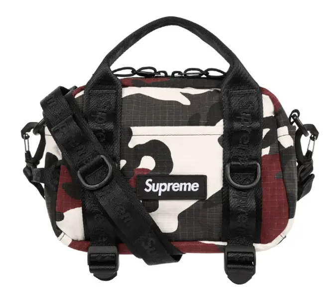Supreme Mini Duffle Bag (SS26) Red Camo