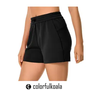 Colorfulkoala 4" Modal Lounge Shorts W/ Pockets Casual Athletic Shorts Comfy Shorts Comfort Basic Minimalist