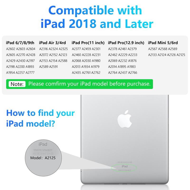 Stylus Pen for iPad, Apple Pencil for iPad 9th&10th Generation - iPad Pencil 2nd Generation, Fast Charge Active Pencil Compatible with 2018-2023 Apple iPad Pro11&12.9 inch, iPad Air 3/4,iPad 6/7/8/9/10,iPad Mini 5/6 Gen