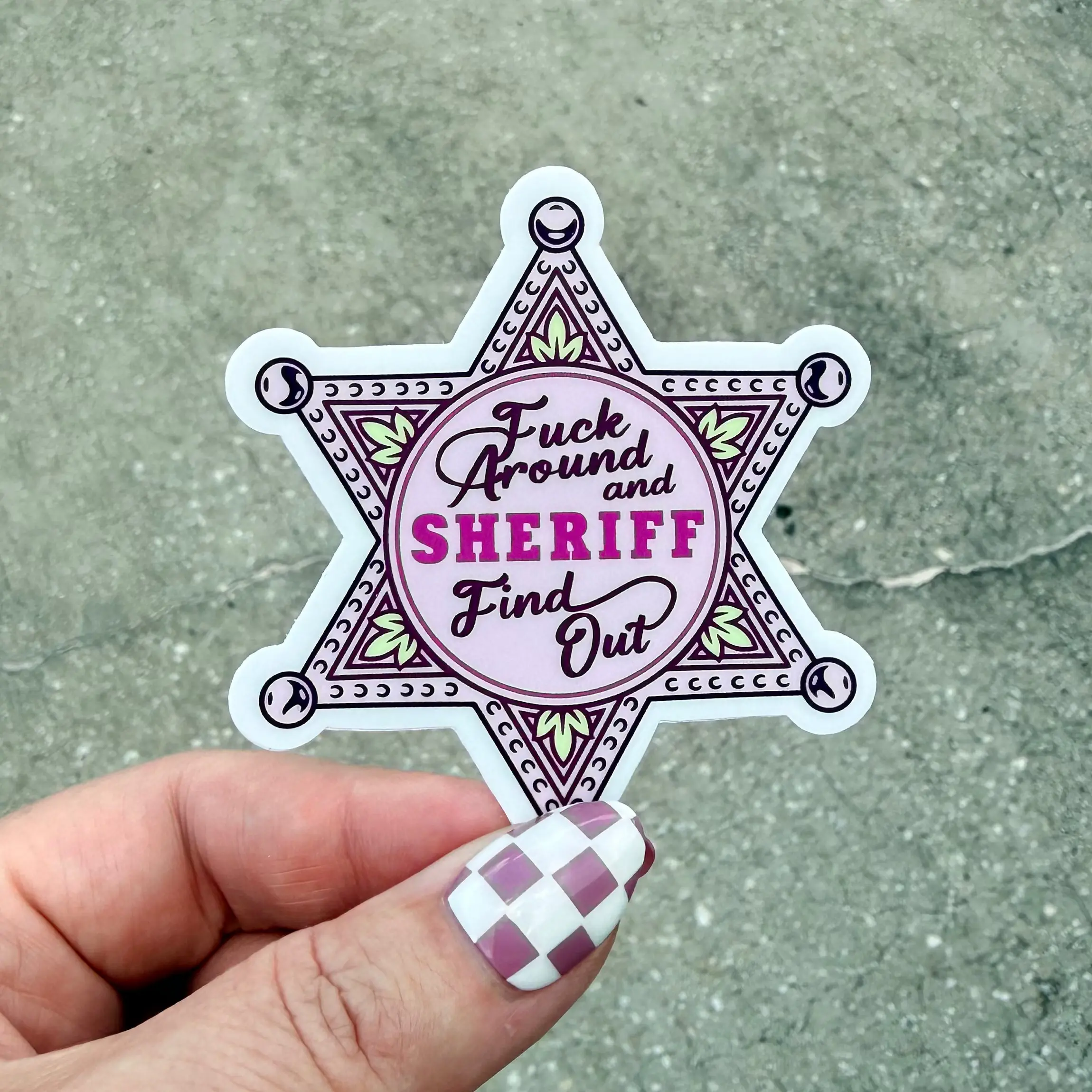 FAFO Sheriff Sticker