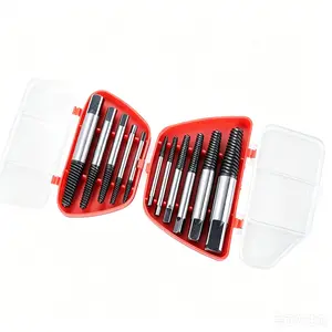 5pcs/6pcs Damaged Broken Screw Remover Extractor,Drill Bits Steel Durable Easy Out Remover Tool,Works on Wood and Machine Screws summervibes fathersdaygift