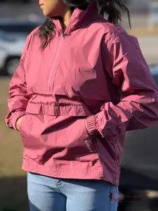 Ariat Women's Whisper Pullover JKT Rose 10054848 - Soft Plush Fleece Long Sleeve Medium Length Kangaroo Pocket Casual Everyday Wear