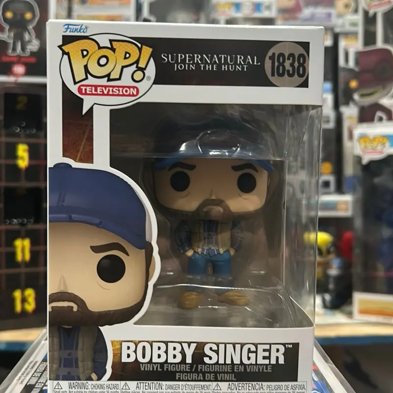 Funko Pop Supernatural Bobby Singer Vinyl Figure - TV/Movie Character Collectible, Figurine-Statue & Bobblehead Collectible