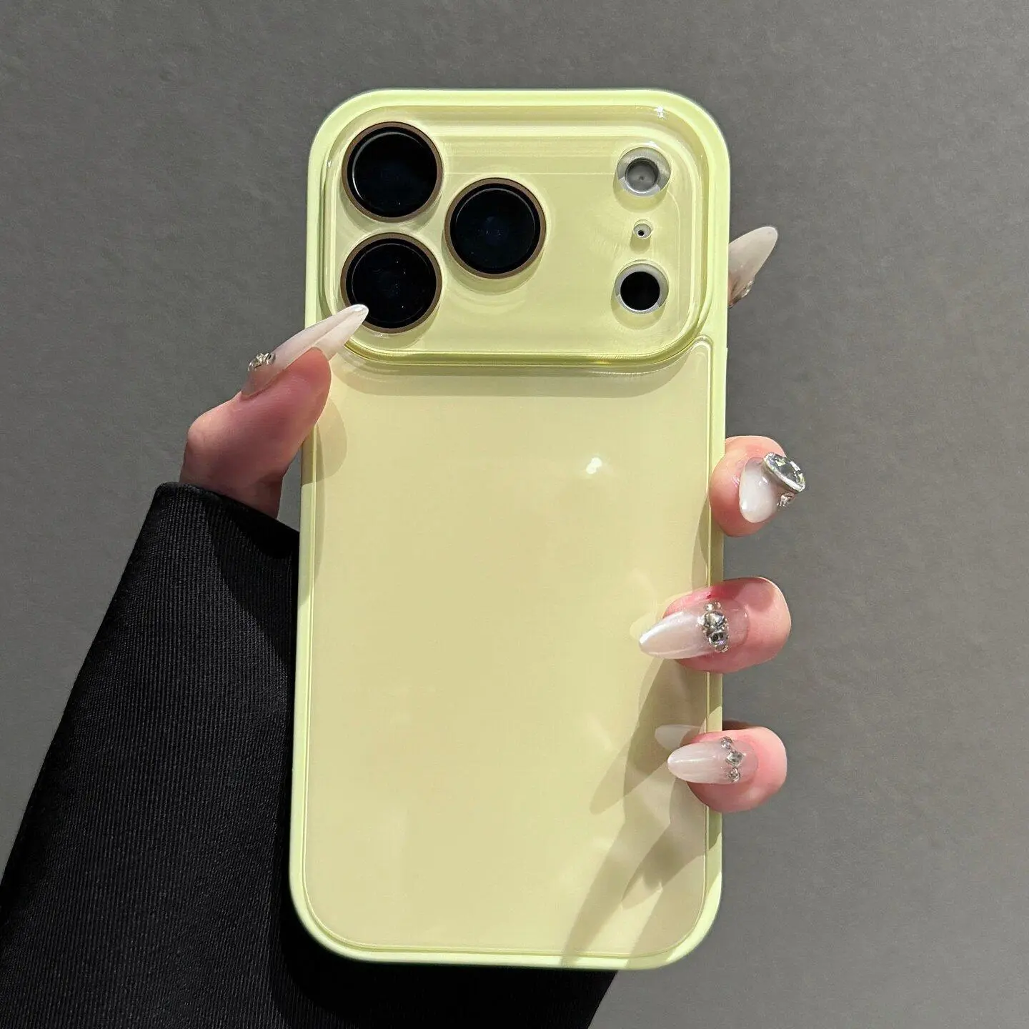 Fresh Candy Color Series – Skin-Feel Crystal Clear Case for iPhone 17/16/15/14/13 Air/Pro/Pro Max, 16/15/14 Plus – Soft TPU Bumper + Hard PC Back – Full Lens Coverage – Cute Minimalist Pink & White