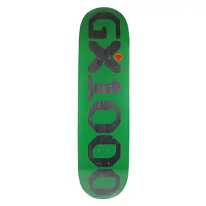 GX1000 Skateboard Deck OG Logo Green/Black 8.125" x 31.75"